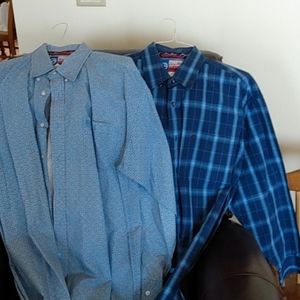 Men's western ls shirts,2,George straight cowboy cut wrangler,xxl xxg ttg